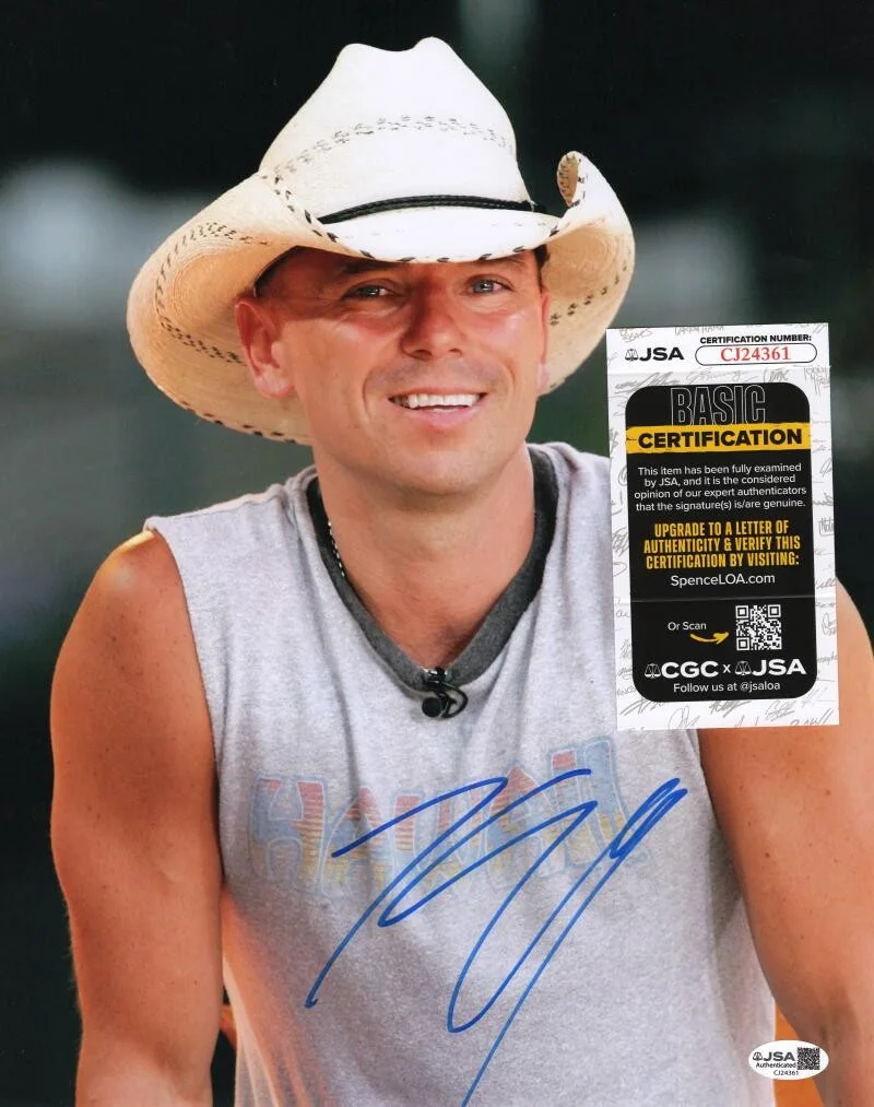 Kenny Chesney — Kenny Chesney Signed Autograph 11x14 Photo No Shirt No Shoes No Problems JSA COA, image 2