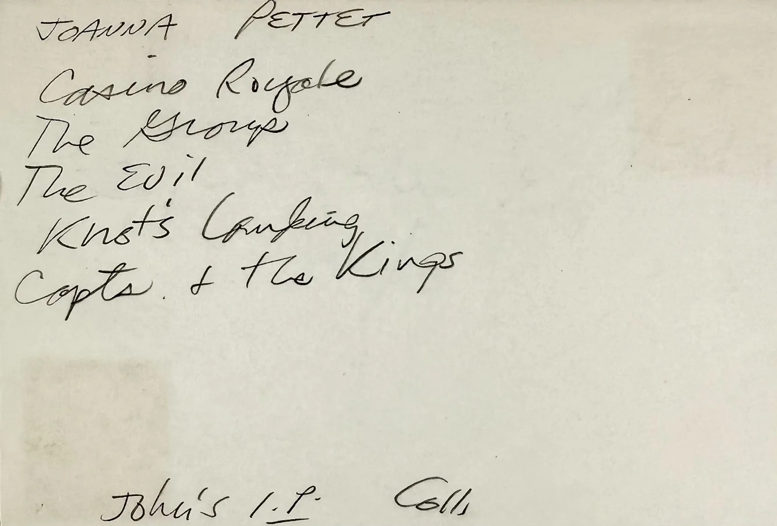 Joanna Pettet — JOANNA PETTET Signed Autographed 4x6 INDEX CARD THRILLER Casino Royale THE EVIL, изображение 3