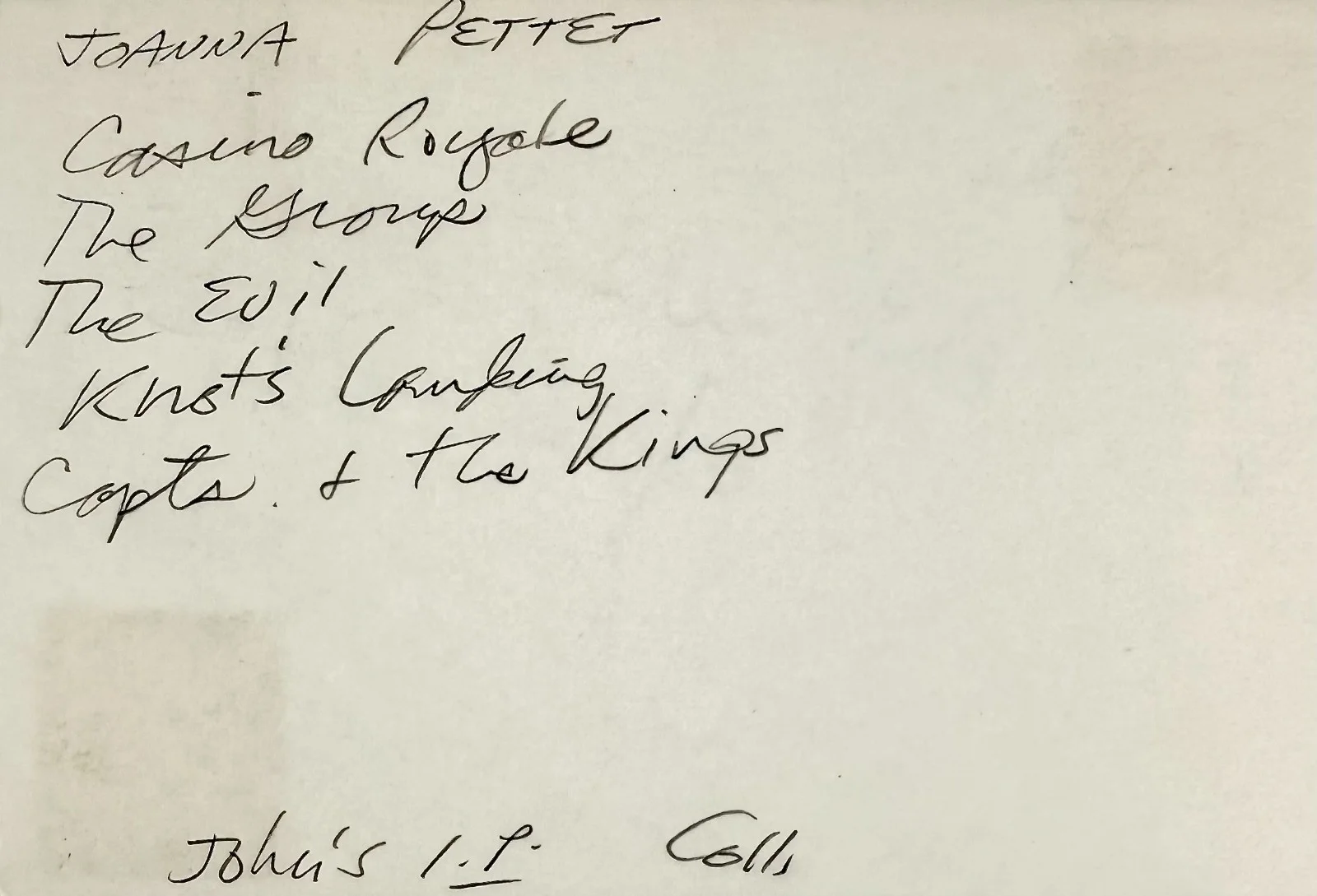 Joanna Pettet — JOANNA PETTET Signed Autographed 4x6 INDEX CARD THRILLER Casino Royale THE EVIL, изображение 5