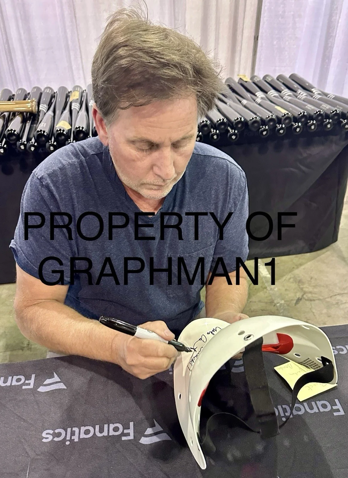 Emilio Estevez — Emilio Estevez Autographed The Mighty Ducks Hockey Mask Quack Quack Bombay BAS W, изображение 2