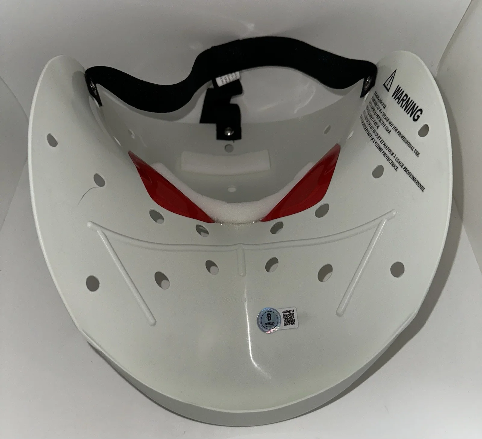 Emilio Estevez — Emilio Estevez Autographed The Mighty Ducks Hockey Mask Quack Quack Bombay BAS W, изображение 5