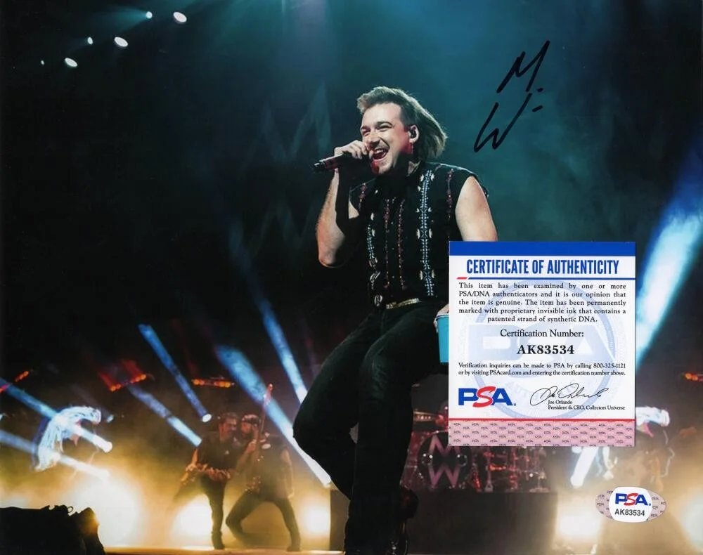 Morgan Wallen — Morgan Wallen Signed Autograph 8x10 Photo - Dangerous I'm the Problem w/ PSA COA, изображение 2