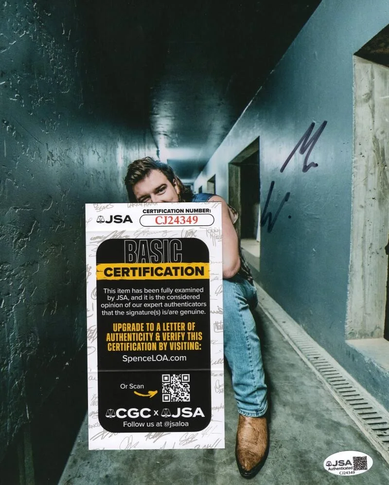 Morgan Wallen — Morgan Wallen Signed Autograph 8x10 Photo - Country Music Superstar w/ JSA COA, изображение 2