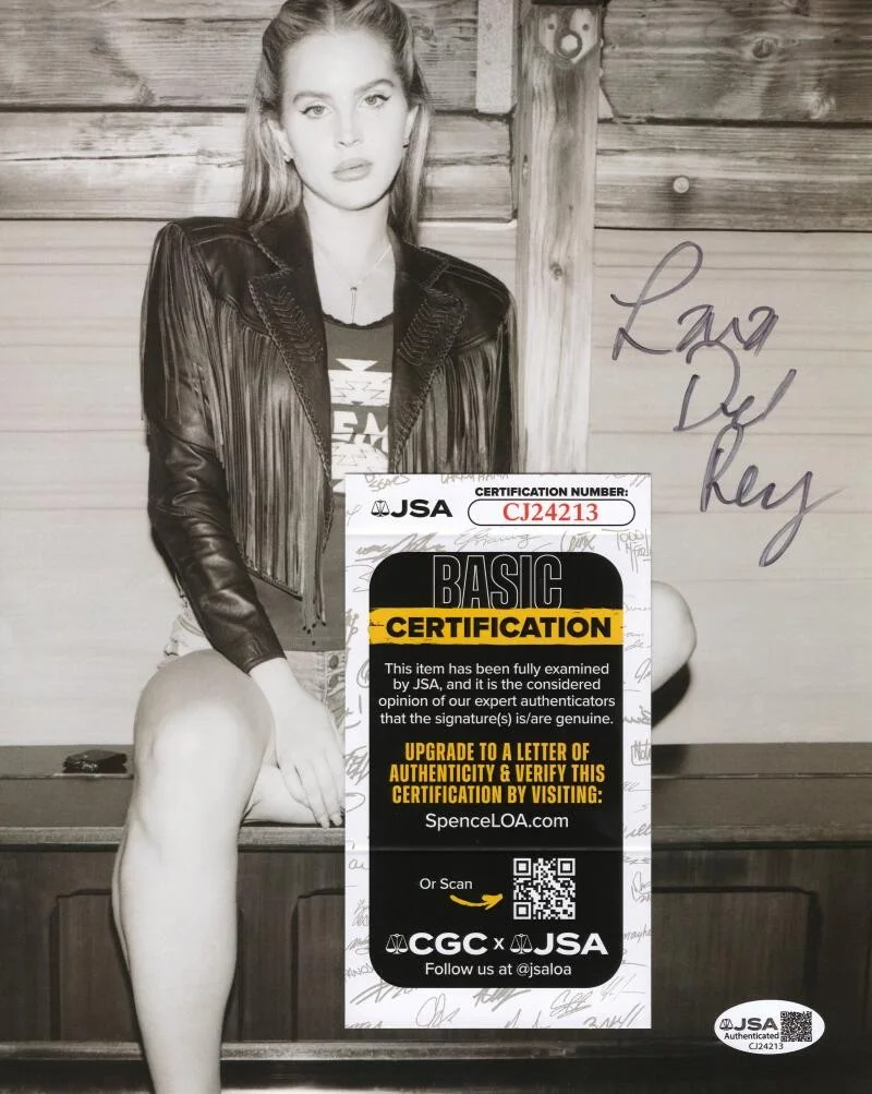 Lana Del Rey — Lana Del Rey Signed Autograph 8x10 Photo - Born to Die Norman F Rockwell JSA COA, изображение 2