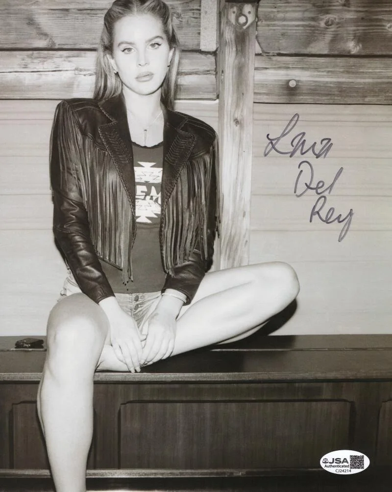 Lana Del Rey — Lana Del Rey Signed Autograph 8x10 Photo - Ultraviolence Honeymoon w/ JSA COA