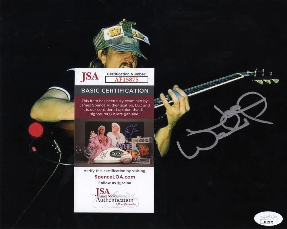 Joe Walsh — Joe Walsh Eagles Signed Autograph 8x10 Photo - Hotel California w/ JSA COA, image 2