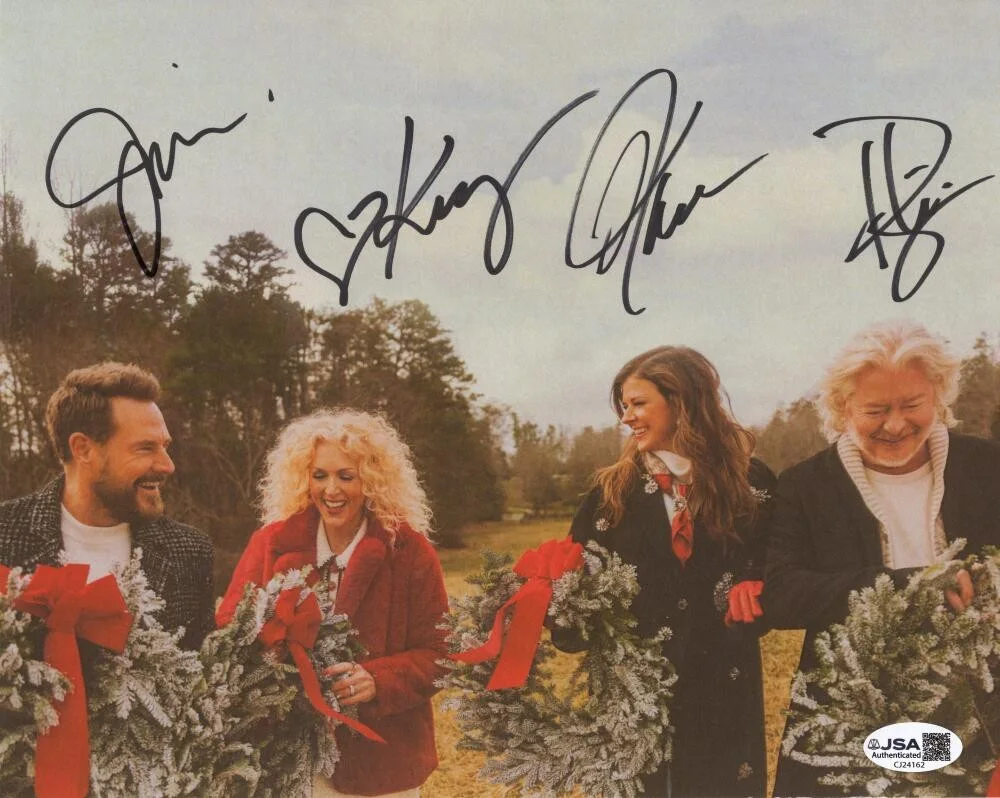 Karen Fairchild, Karen Schlapman, Philip Sweet, Jimi Westbrook — Little Big Town Full Band x4 Signed Autograph 8x10 Photo Photograph w/ JSA COA