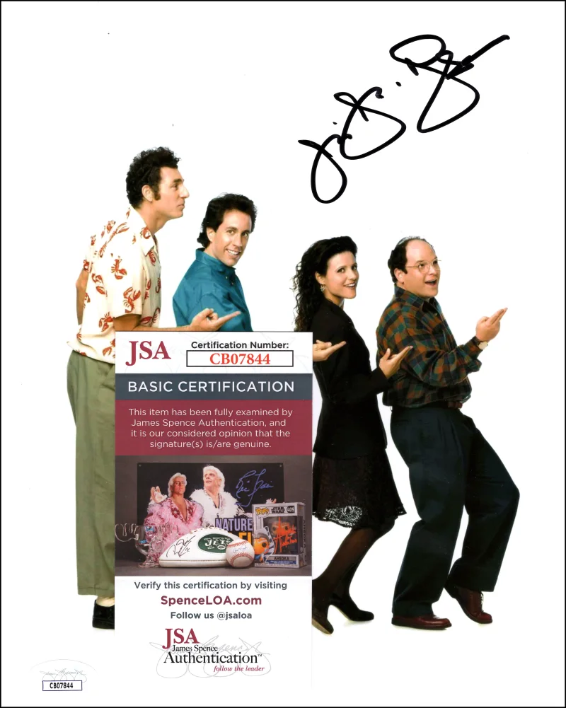 Julia Louis-Dreyfus — Julia Louis-Dreyfus Signed Autograph 8x10 Photo - Seinfeld Elaine Benes JSA COA, image 2
