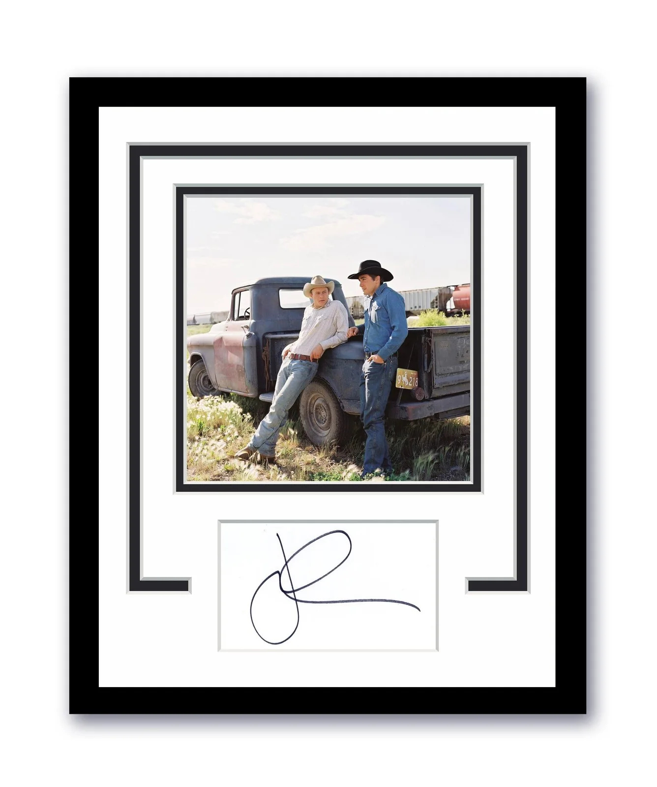 Jake Gyllenhaal — Brokeback Mountain Jake Gyllenhaal Autograph Signed 11x14 Framed Photo Gay ACOA
