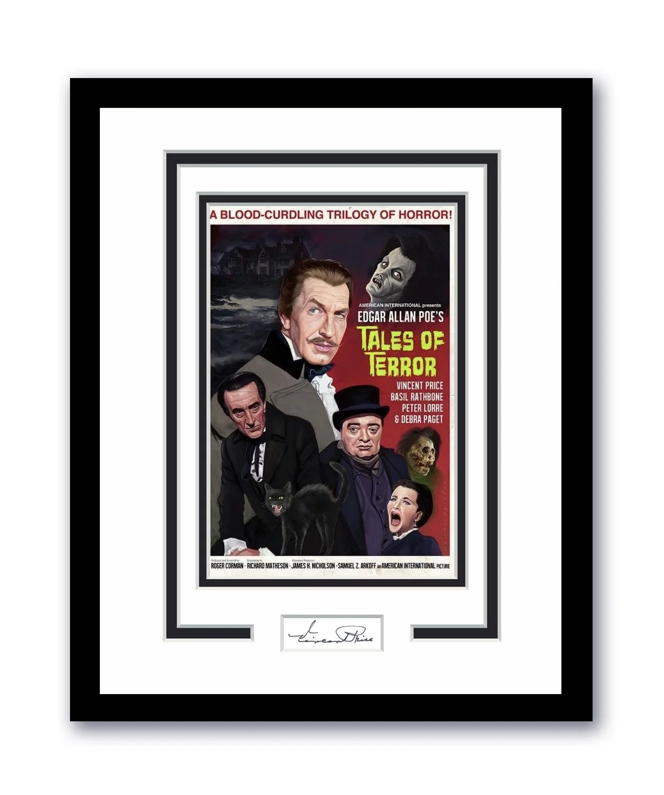 Vincent Price — Vincent Price Autographed Signed 11x14 Framed Photo Tales Of Terror ACOA