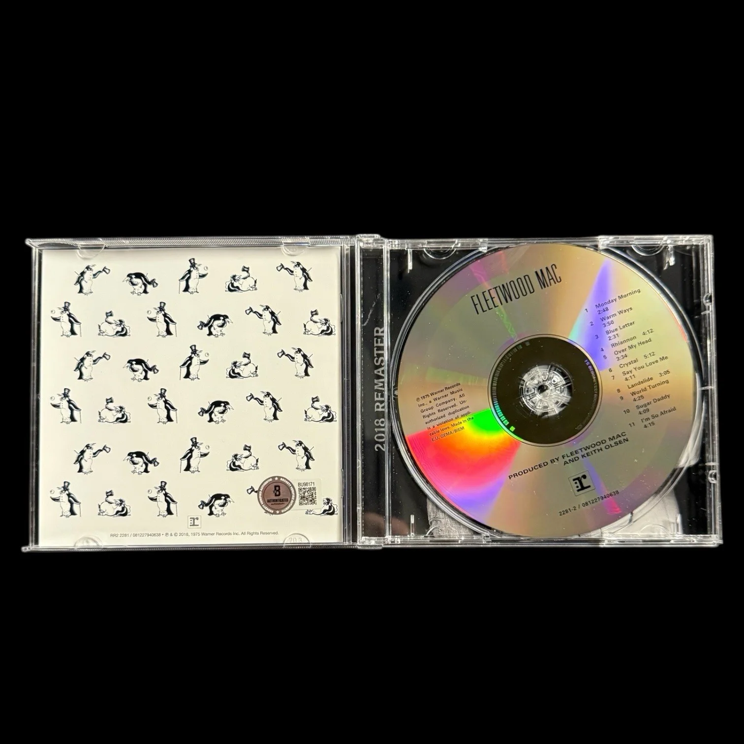 Mick Fleetwood Signed Fleetwood Mac CD BAS Beckett COA Autograph, image 4