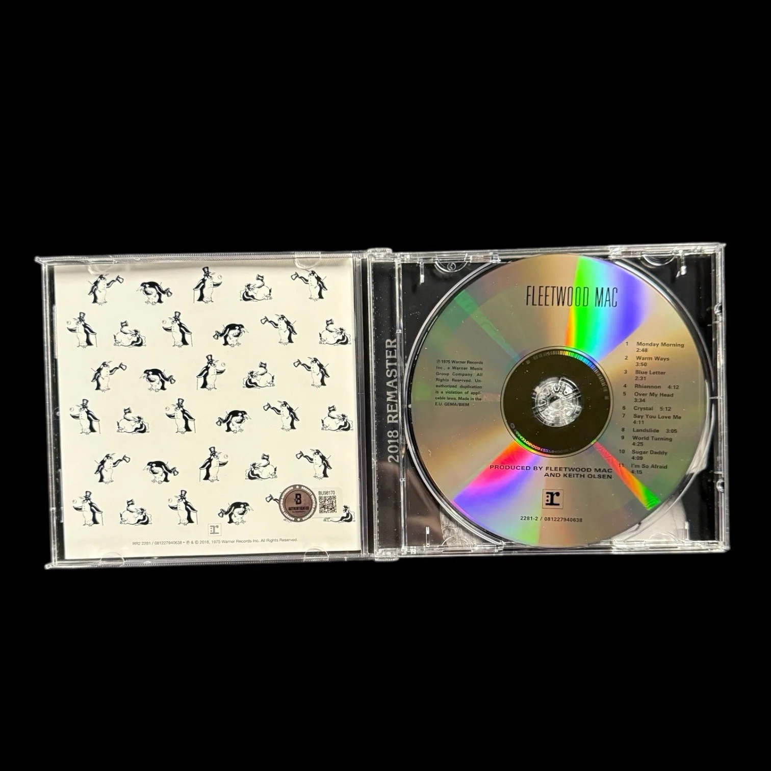 Mick Fleetwood Signed Fleetwood Mac CD BAS Beckett COA Autograph, image 4