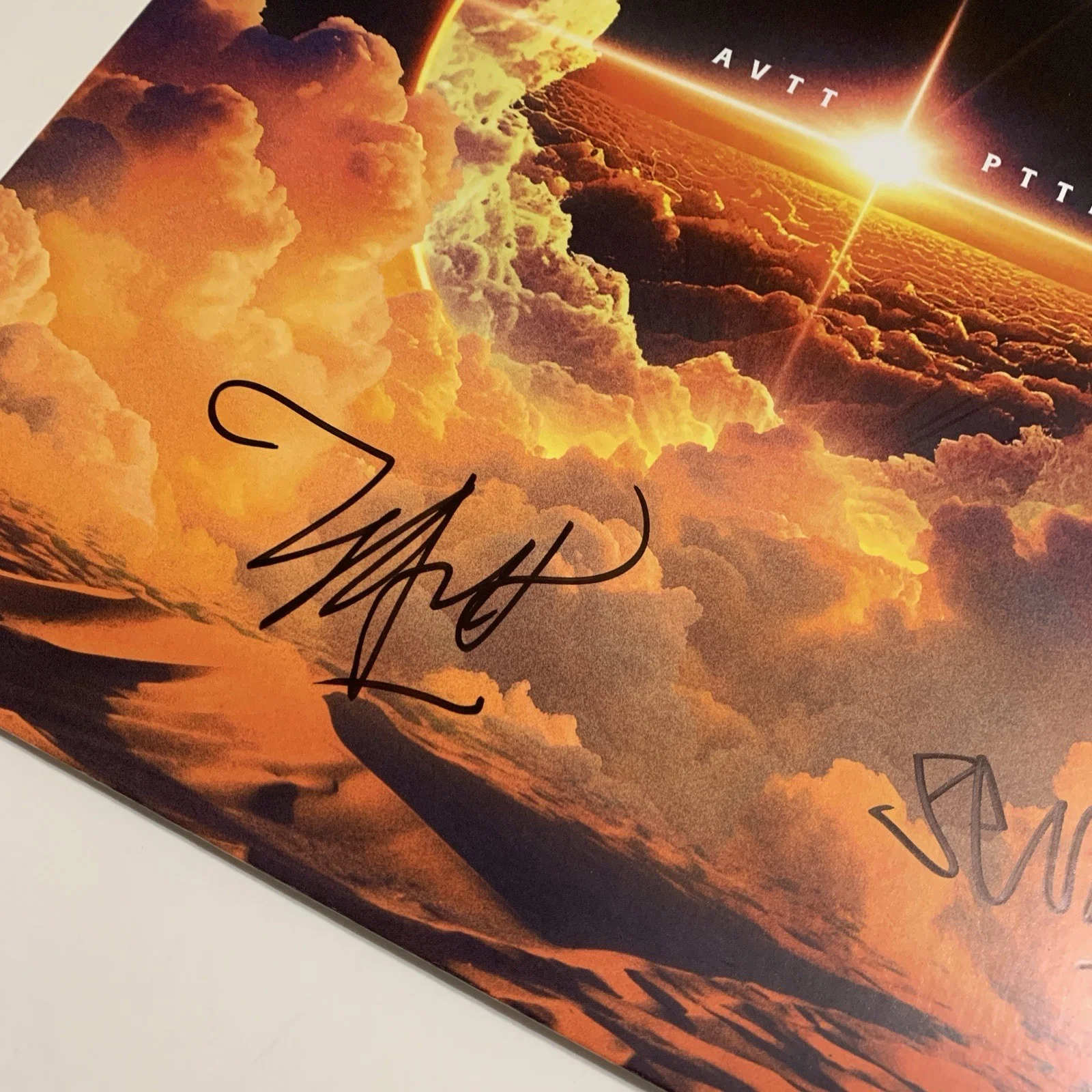 AVTT/PTTN Autographed Vinyl Record ON COVER Avett Brothers Mike Patton Signed, изображение 3
