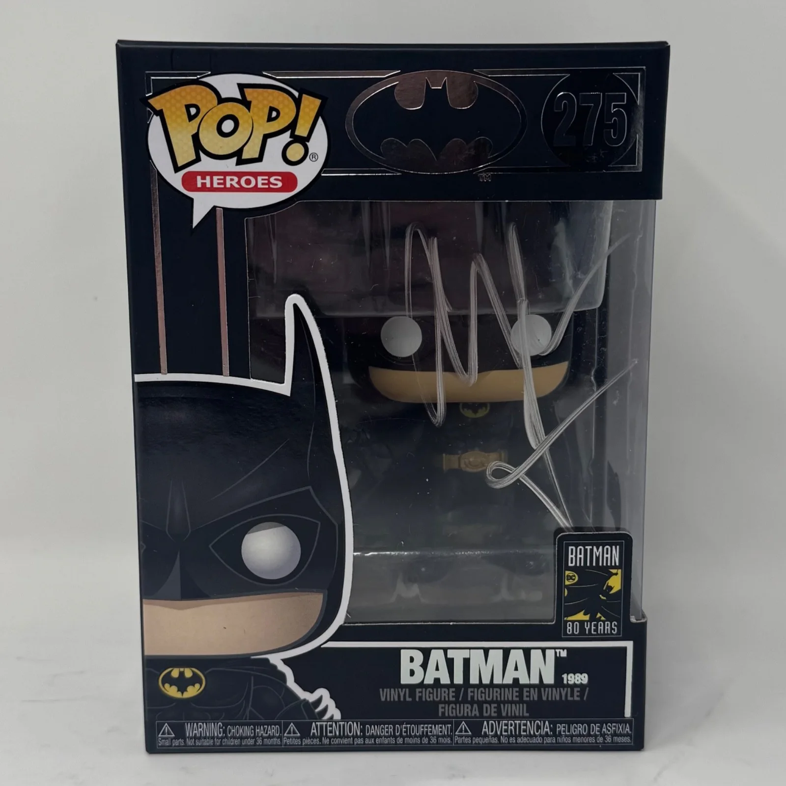 Christian Bale — Christian Bale Signed Batman Funko Pop Autograph The Dark Knight 275 Beckett COA, image 3