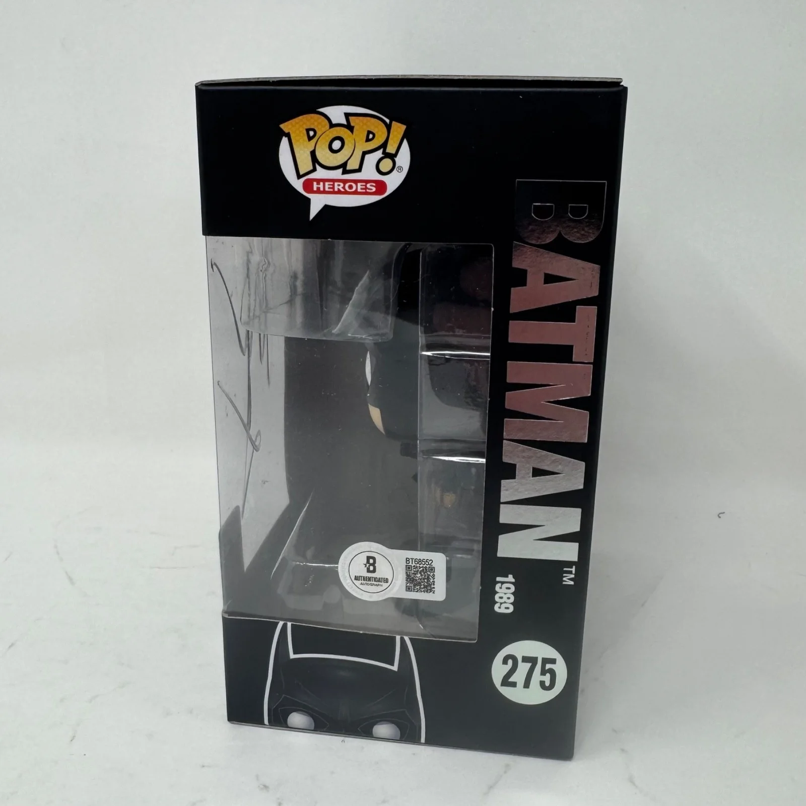 Christian Bale — Christian Bale Signed Batman Funko Pop Autograph The Dark Knight 275 Beckett COA, image 4