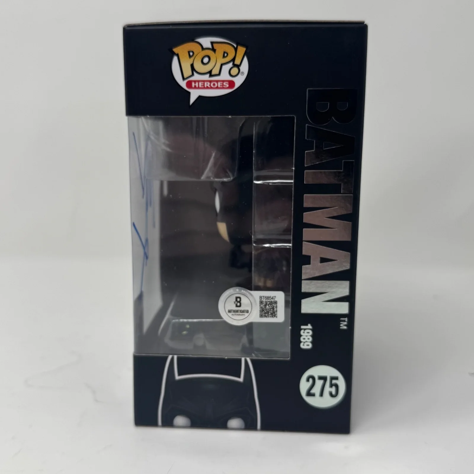 Christian Bale — Christian Bale Signed Batman Funko Pop Autograph The Dark Knight 275 Beckett COA, изображение 2