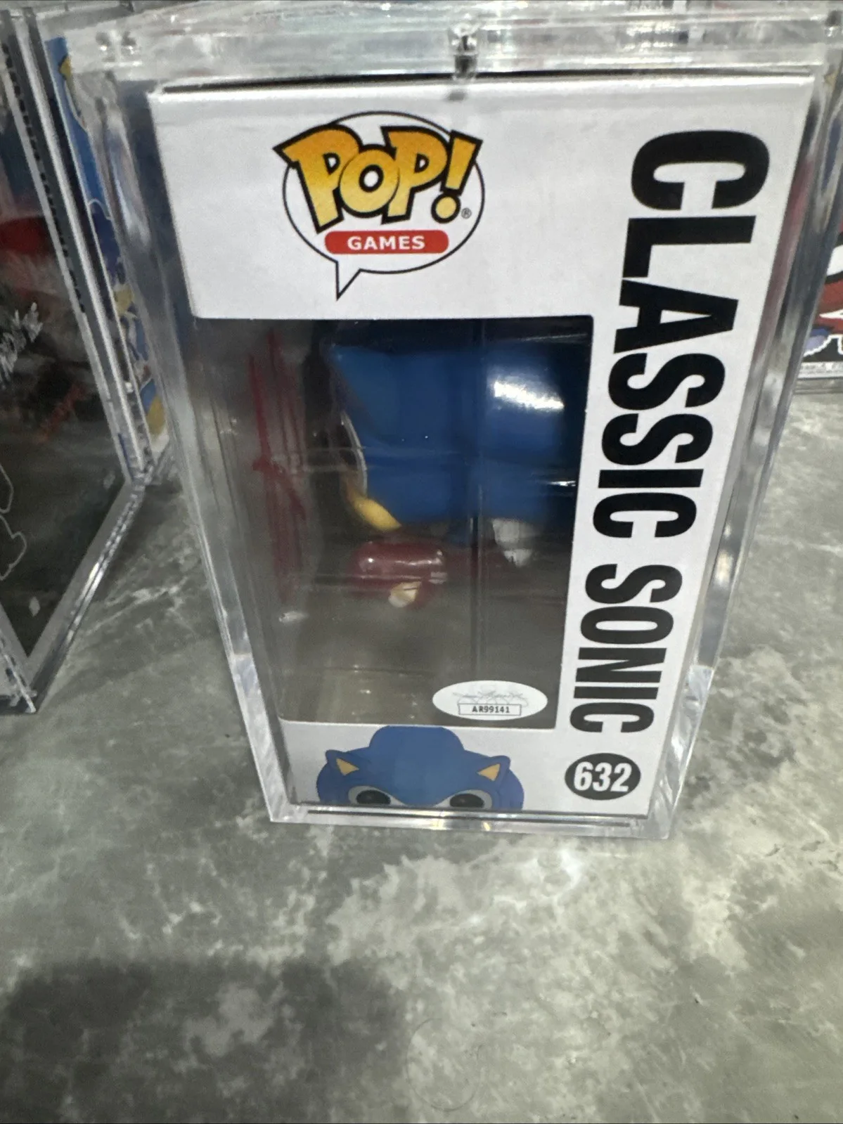 Jason Griffith — Jason Griffith Signed Sonic The Hedgehog Funko 284 Authentic Autograph JSA, image 4
