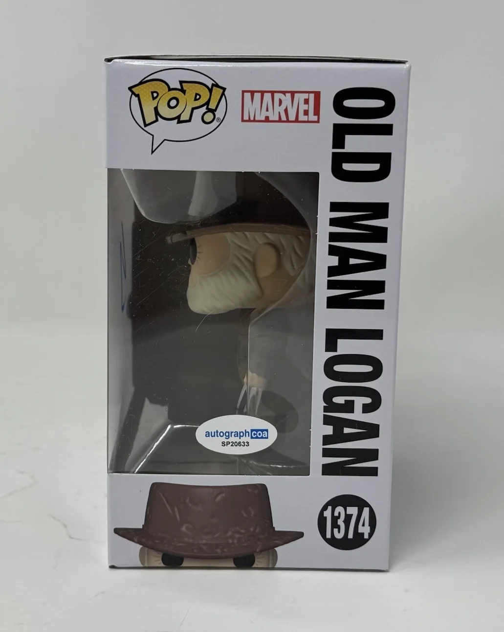 HUGH JACKMAN — Hugh Jackman Signed Old Man Logan Funko Pop 1374 Wolverine Marvel Autograph ACOA, image 4