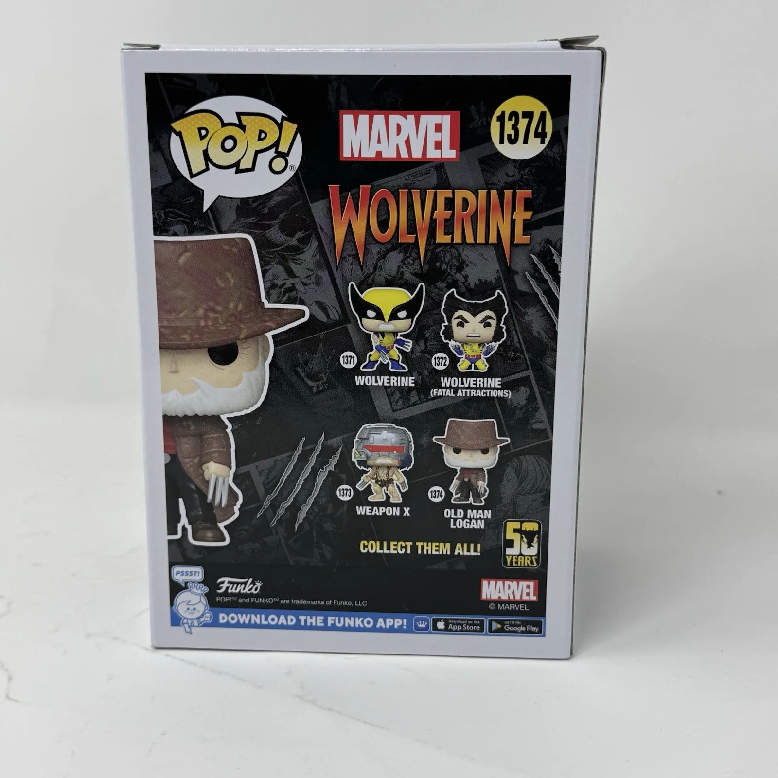 HUGH JACKMAN — Hugh Jackman Signed Marvel Old Man Logan Funko Pop 1374 Wolverine Autograph ACOA, изображение 5