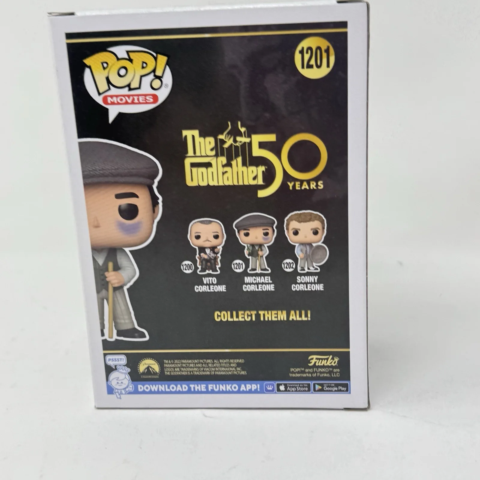 AL PACINO — Al Pacino Signed Autograph The Godfather Michael Corleone Funko Pop 1201 ACOA, image 4