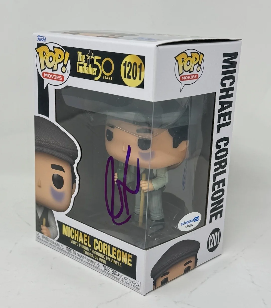 AL PACINO — Al Pacino Signed The Godfather Michael Corleone Funko Pop Autograph ACOA COA, image 3