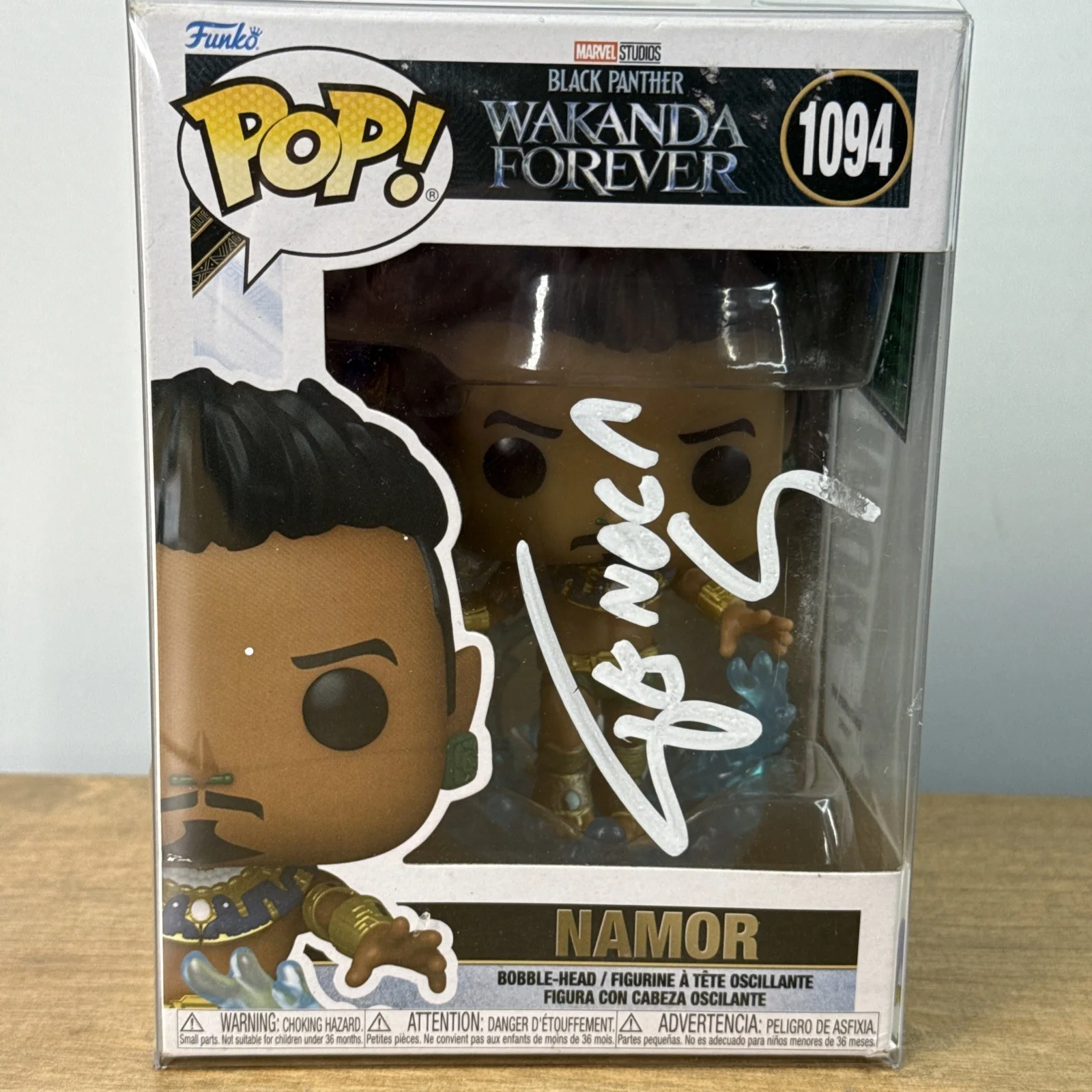 Tenoch Huerta — Tenoch Huerta Signed Namor Black Panther Wakanda Forever Funko #1094 COA HOLO