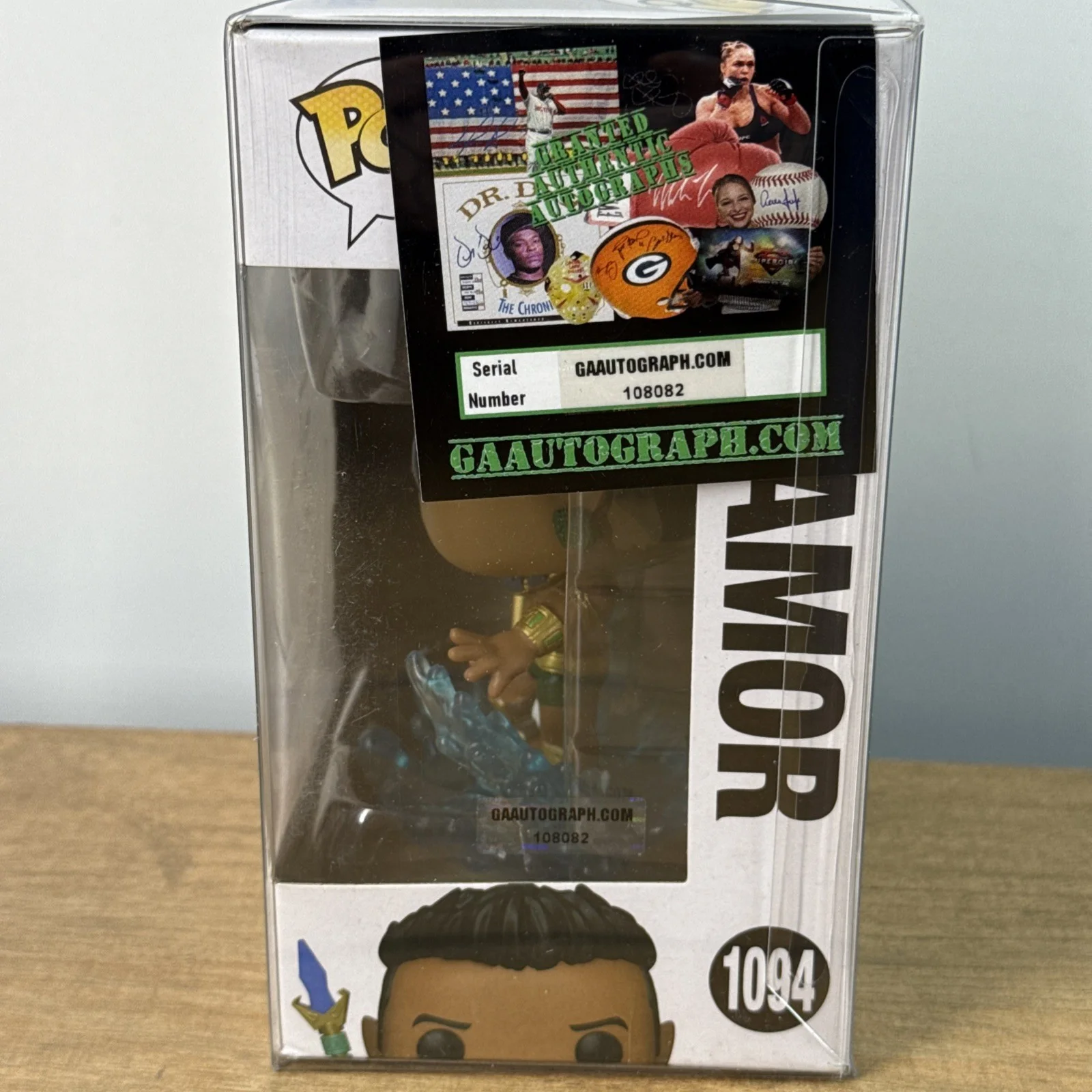 Tenoch Huerta — Tenoch Huerta Signed Namor Black Panther Wakanda Forever Funko #1094 COA HOLO, изображение 3