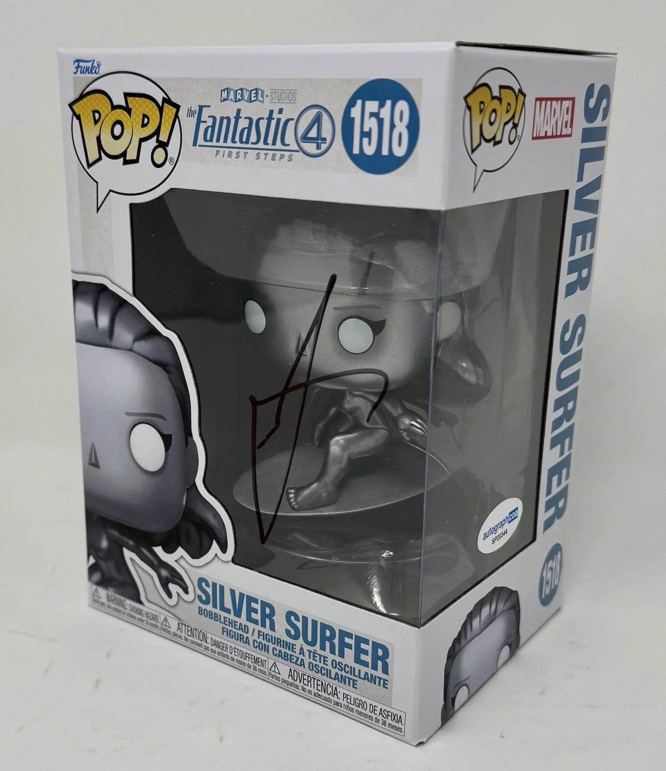 Julia Garner — Julia Garner Signed The Fantastic Four: First Steps Silver Surfer Funko Pop ACOA, image 2