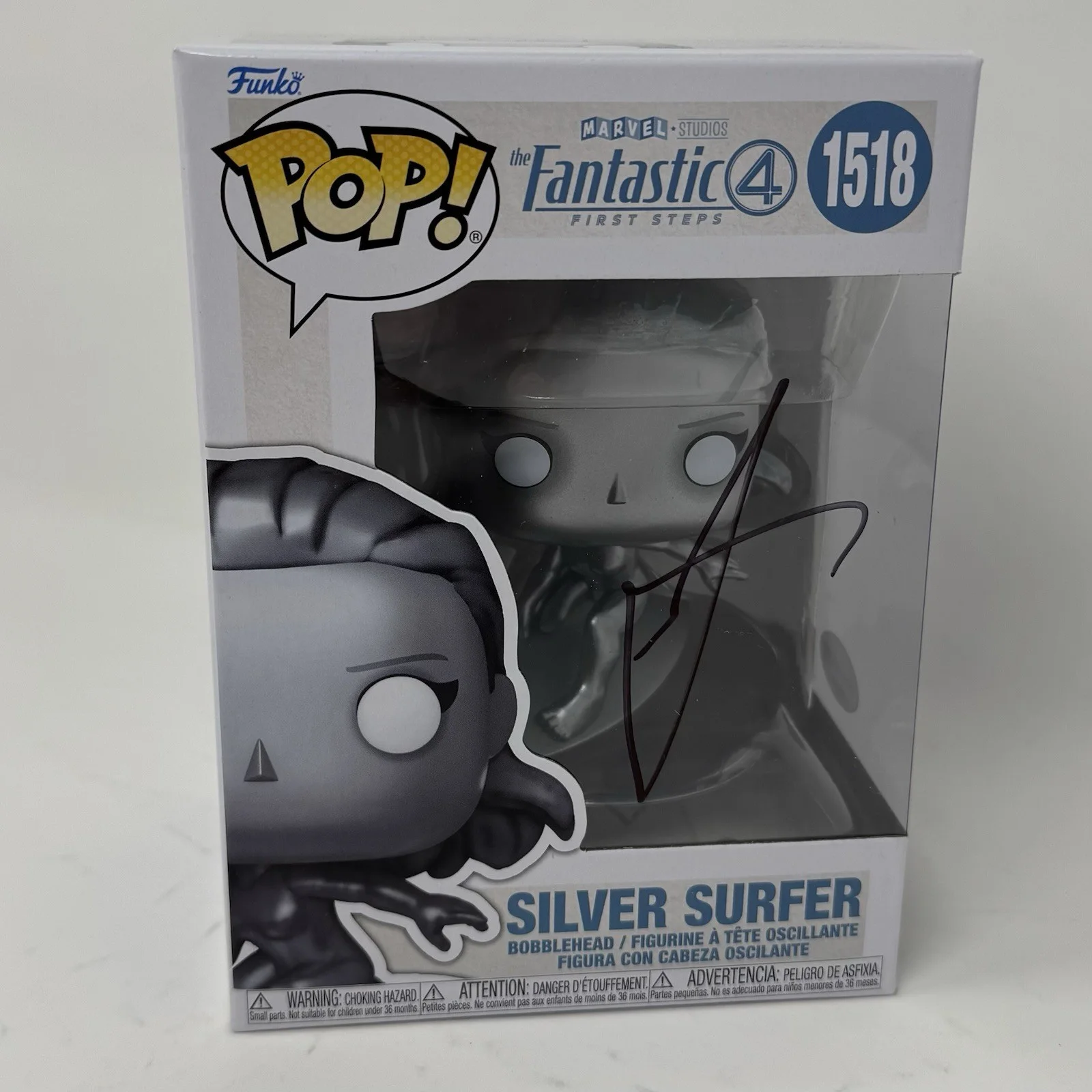 Julia Garner — Julia Garner Signed The Fantastic Four: First Steps Silver Surfer Funko Pop ACOA, image 3