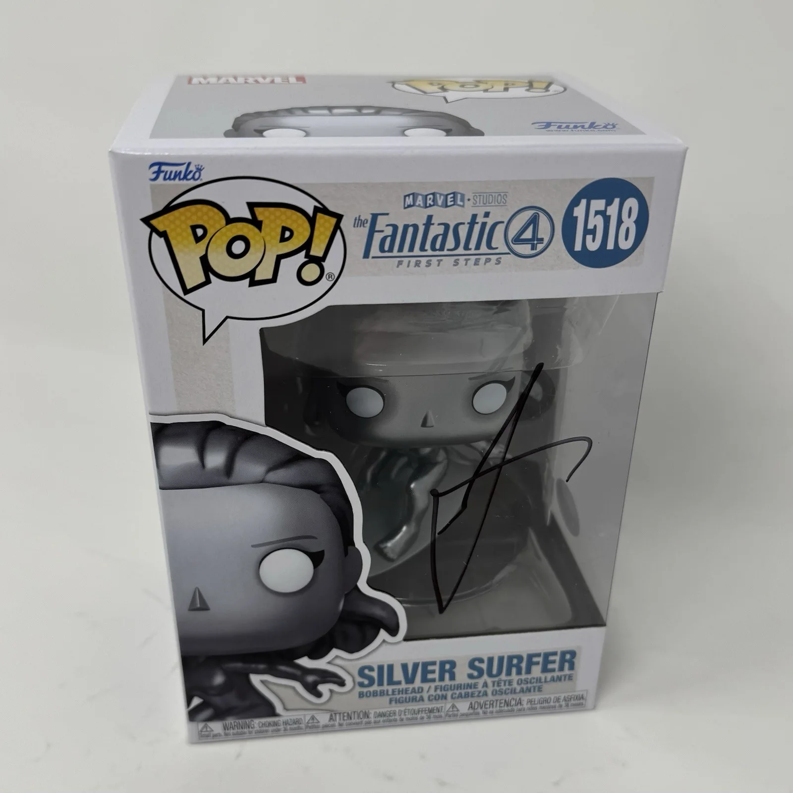 Julia Garner — Julia Garner Signed The Fantastic Four: First Steps Silver Surfer Funko Pop ACOA, image 4