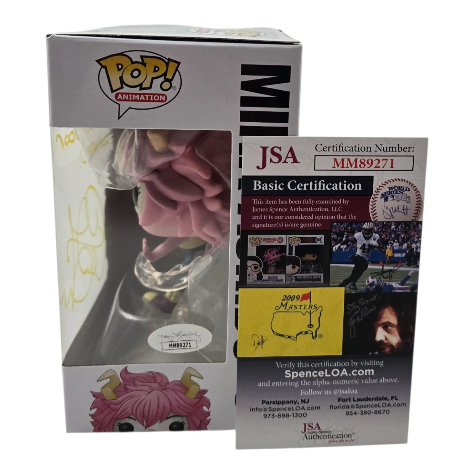 Caitlin Glass — Caitlin Glass Signed Funko Pop My Hero Academia Mina Ashido Autograph JSA COA 71, изображение 2