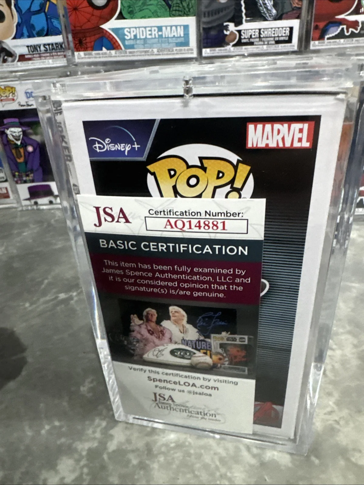 Paul Bettany — Paul Bettany Autographed Signed WandaVision Vision 50s Funko Pop #714, image 2