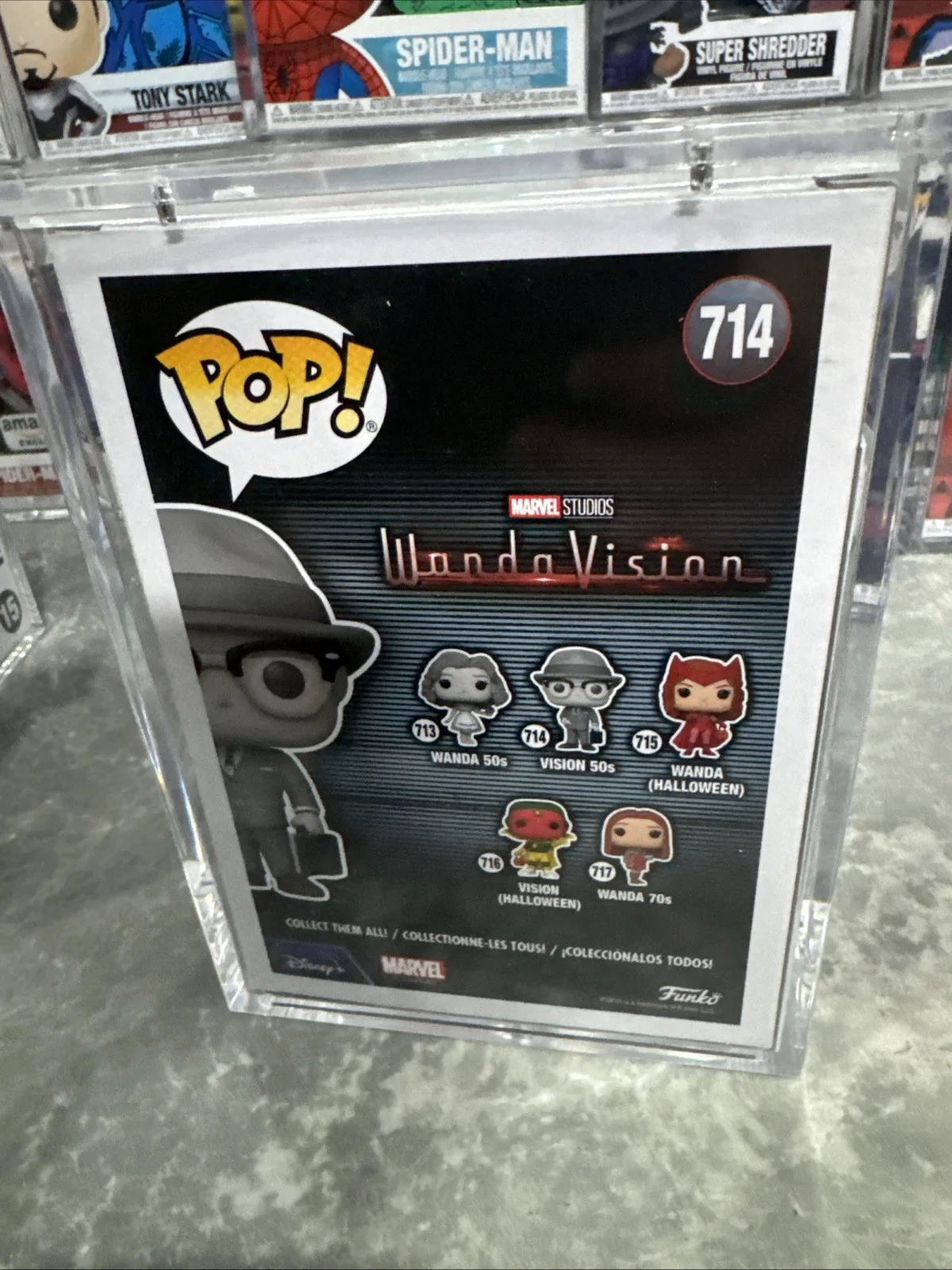 Paul Bettany — Paul Bettany Autographed Signed WandaVision Vision 50s Funko Pop #714, image 3