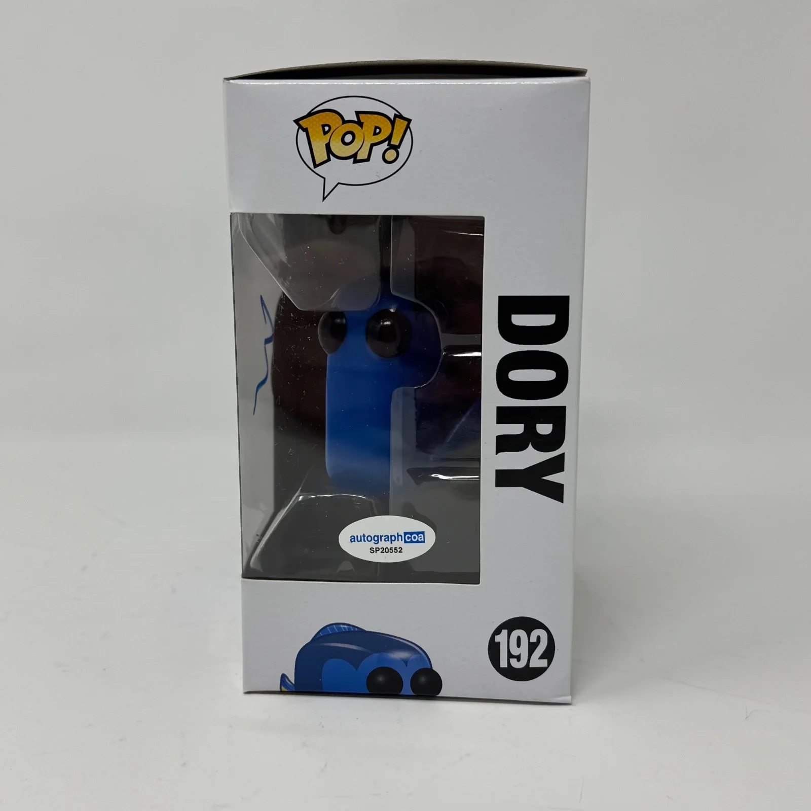 Ellen DeGeneres — Ellen Degeneres Signed Finding Dory Funko Pop Dory #192 Disney Pixar Nemo ACOA, image 2