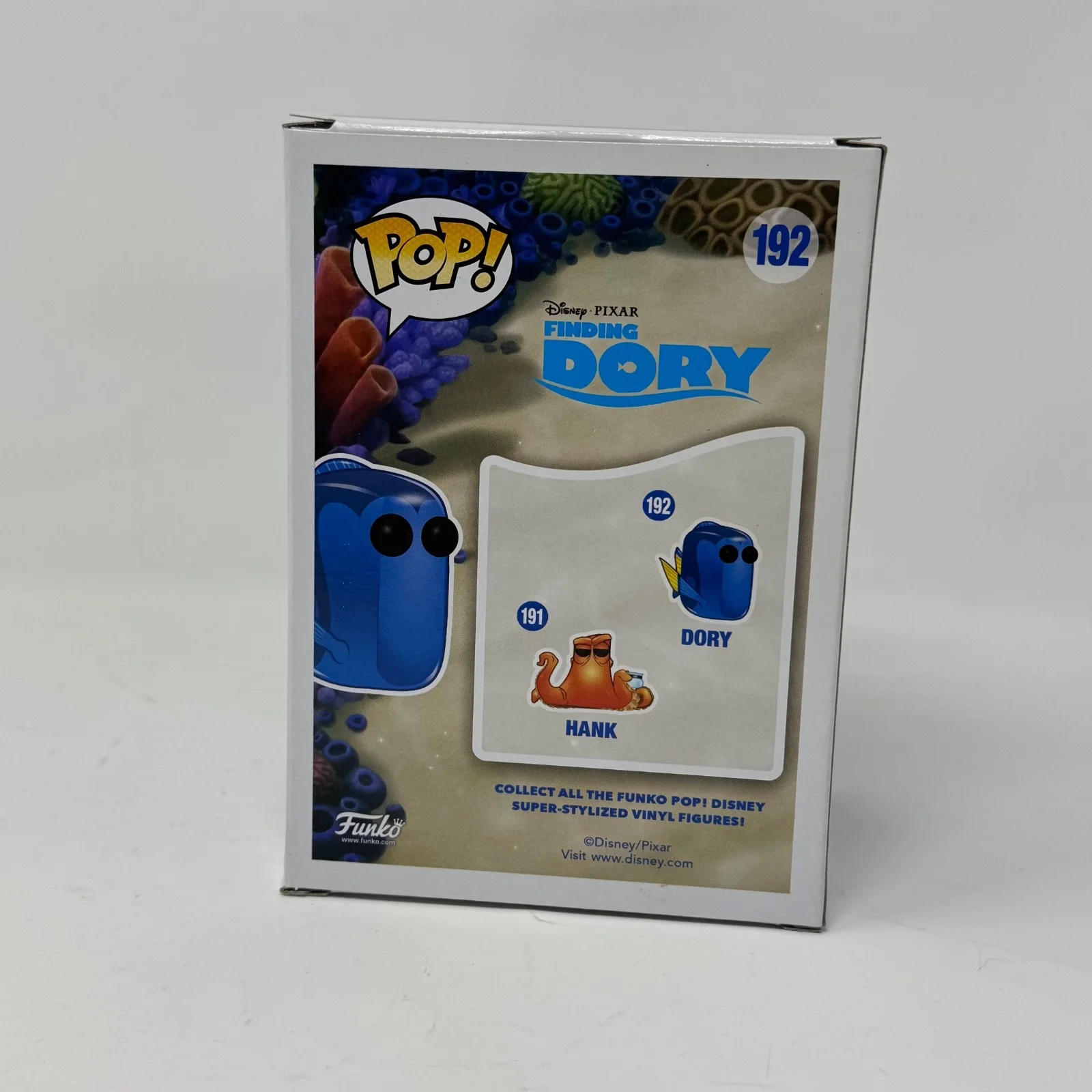 Ellen DeGeneres — Ellen Degeneres Signed Finding Dory Funko Pop Dory #192 Disney Pixar Nemo ACOA, image 3