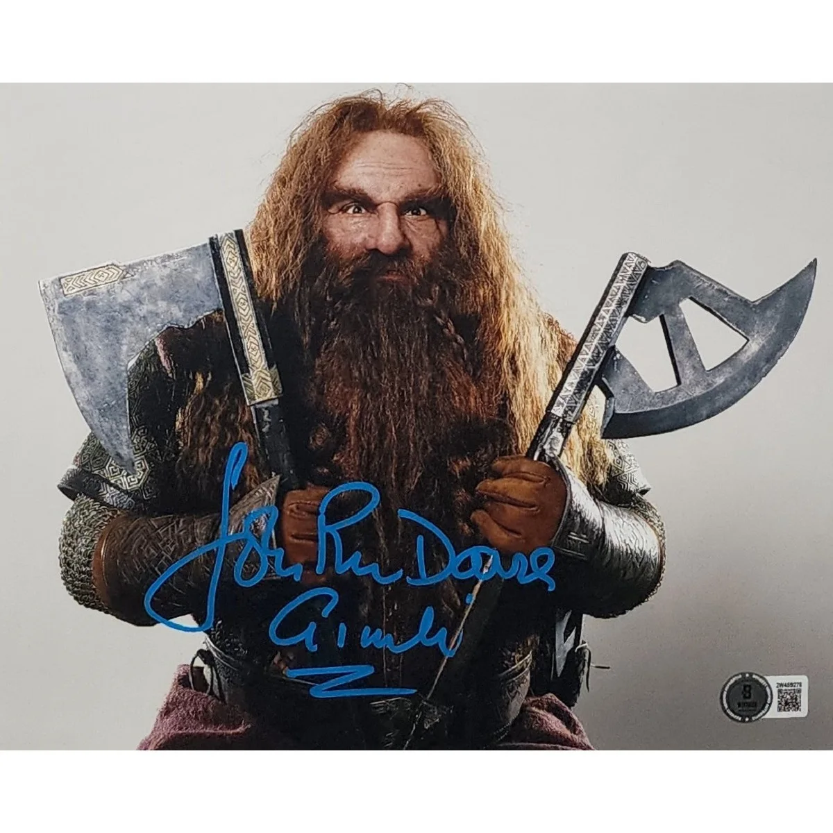 John Rhys-Davies — John Rhys-Davies Signed Photo #3 (8x10) w/ "Gimli"