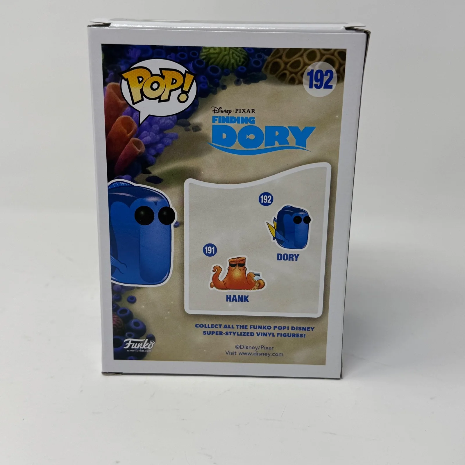 Ellen DeGeneres — Ellen Degeneres Signed Finding Dory Funko Pop Dory #192 Disney Pixar Nemo ACOA, image 2