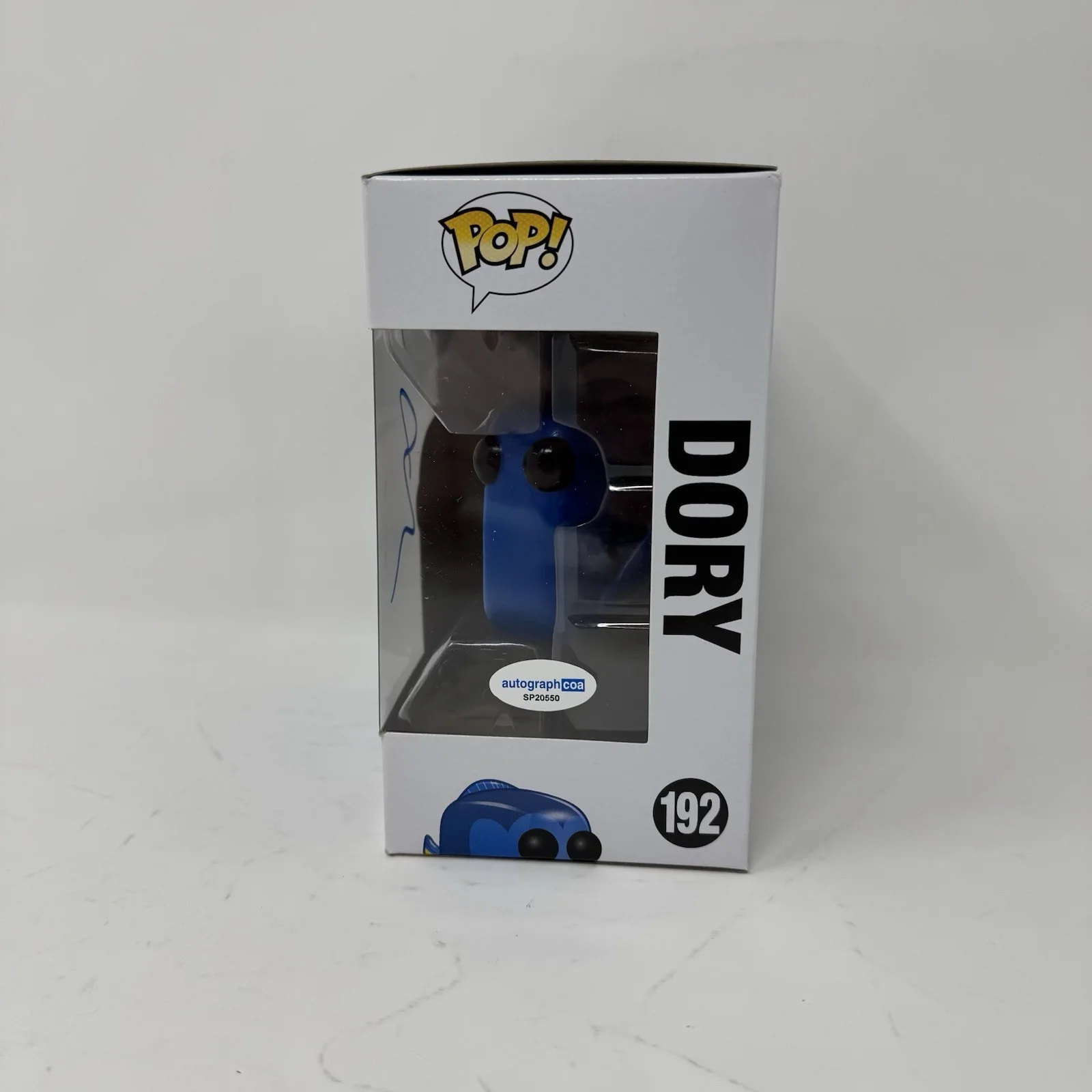 Ellen DeGeneres — Ellen Degeneres Signed Finding Dory Funko Pop Dory #192 Disney Pixar Nemo ACOA, image 3