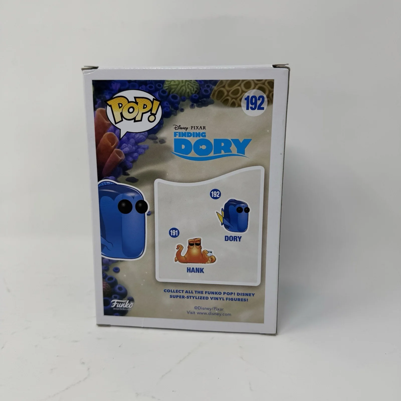 Ellen DeGeneres — Ellen Degeneres Signed Finding Dory Funko Pop Dory #192 Disney Pixar Nemo ACOA, image 4