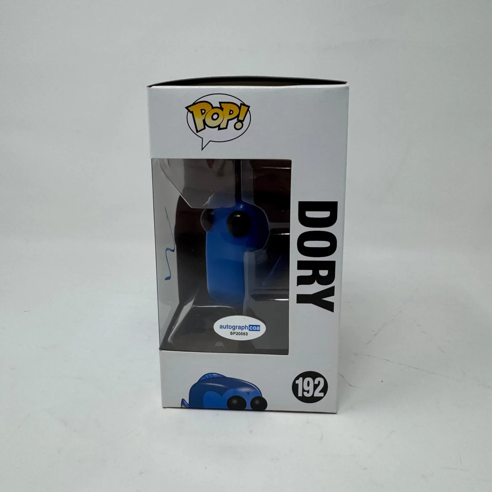 Ellen DeGeneres — Ellen Degeneres Signed Finding Dory Funko Pop Dory #192 Disney Pixar Nemo ACOA, image 3