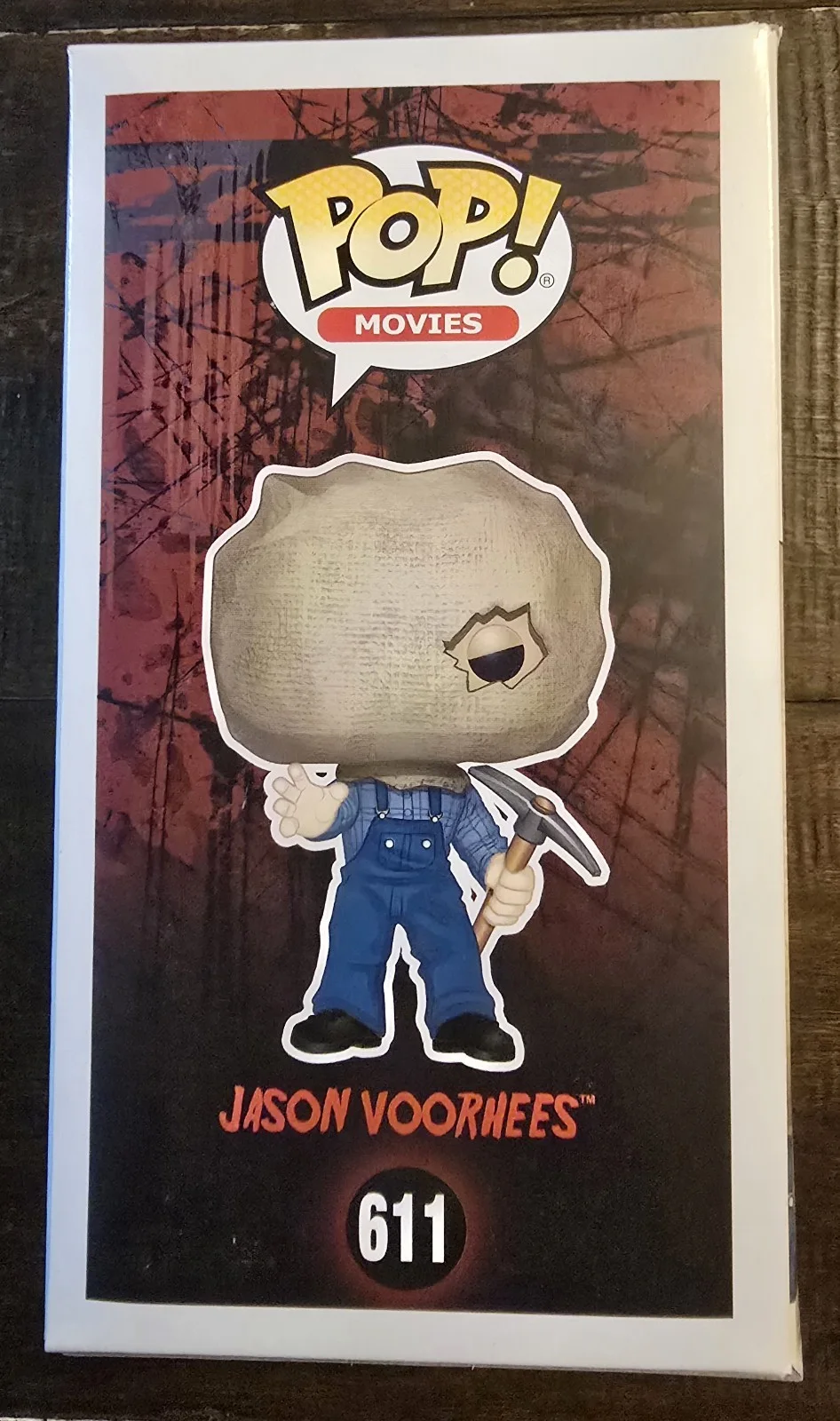 Jerry Wallace — Jerry Wallace signed Jason Voorhees Friday the 13th Funko Pop #611 with Jason 2, изображение 5