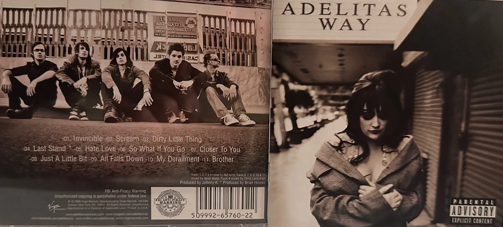 ADELITAS WAY. Self Titled Cd Authentic Signatures, image 5