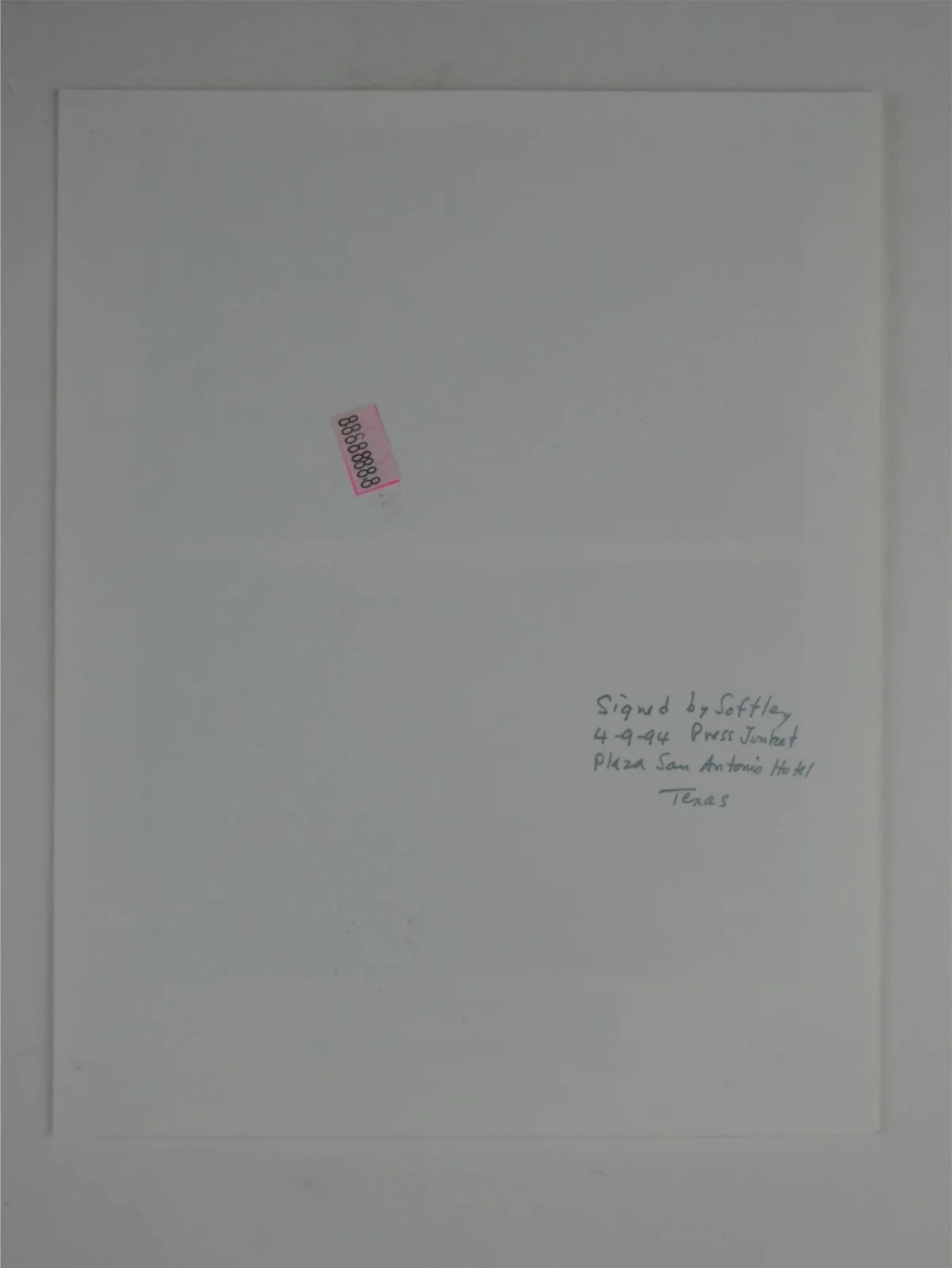 Iain Softley — Iain Softley Signed B&W 8x10 Promo Photo Director Backbeat Autographed, image 3