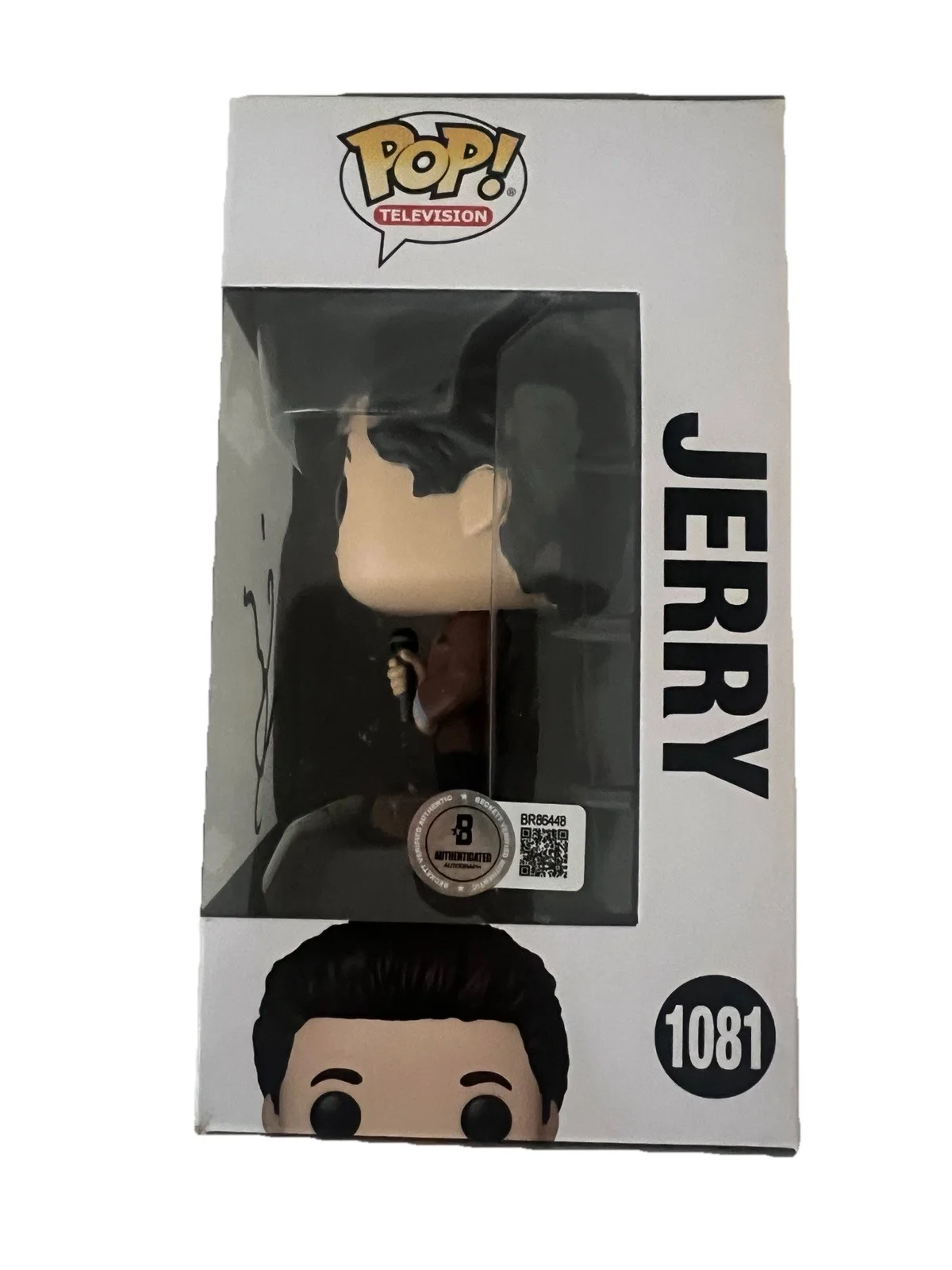Jerry Seinfeld — Jerry Funko Pop Seinfeld Signed Autograph Beckett, image 2