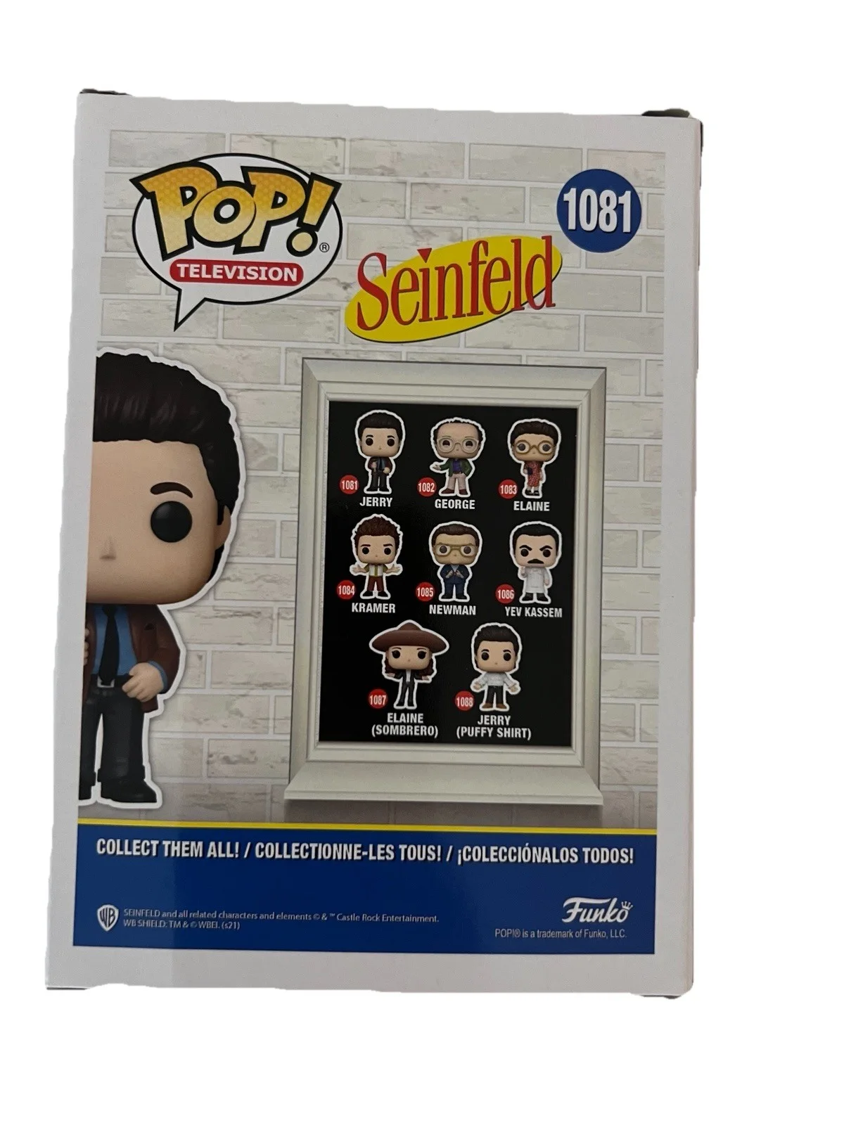 Jerry Seinfeld — Jerry Funko Pop Seinfeld Signed Autograph Beckett, image 3