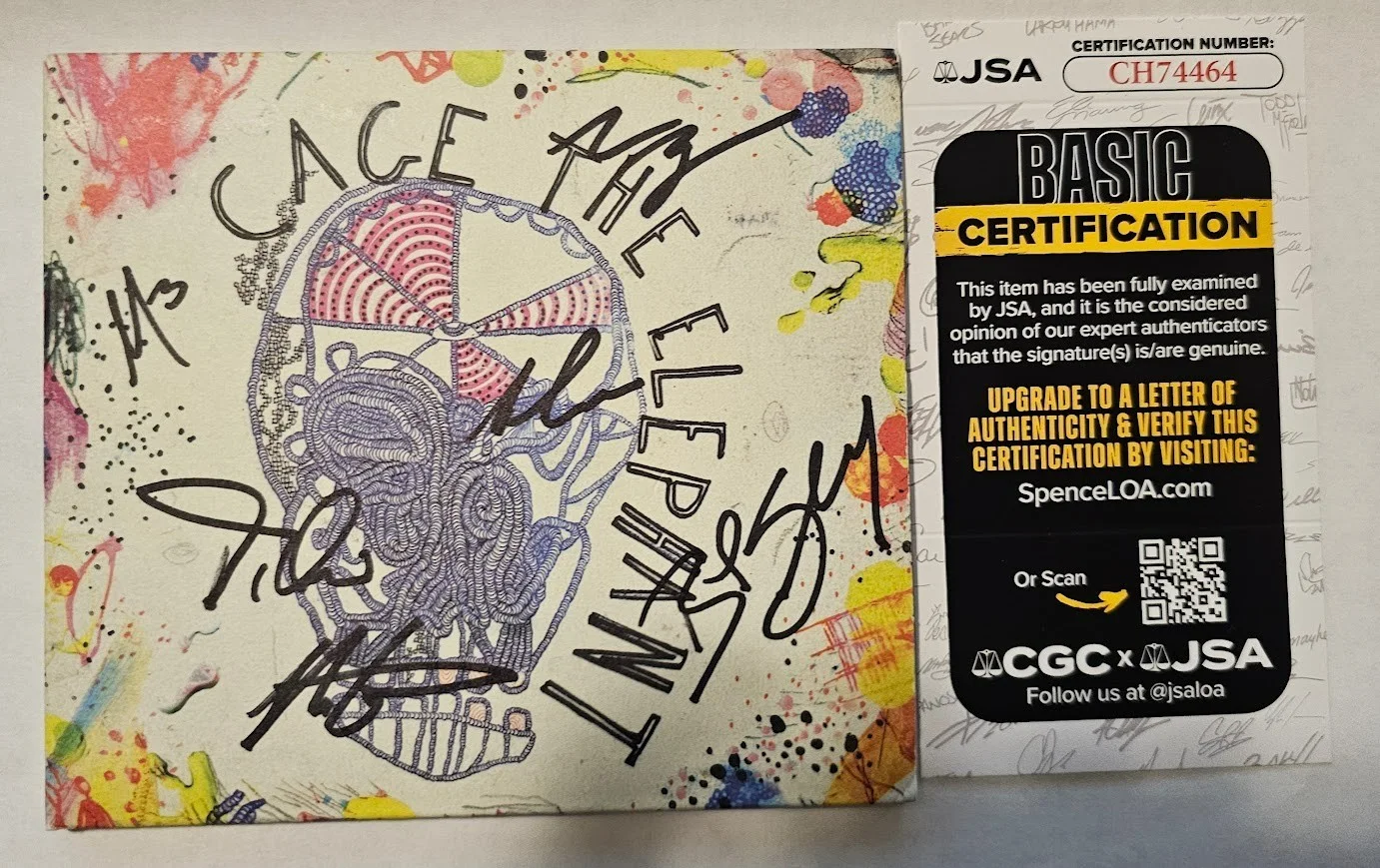 Cage the Elephant Band Signed Autograph Self titled CD Framed JSA COA Certified, image 5