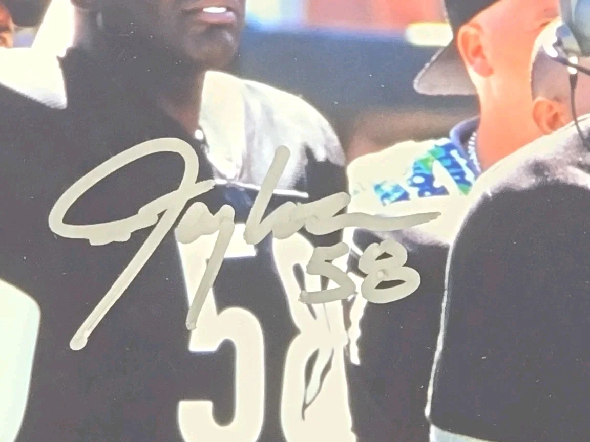 Lawrence Taylor — Lawrence Taylor Signed 8x10 Photo Any Given Sunday w/ Jim Brown AbsoluteLT COA, изображение 2