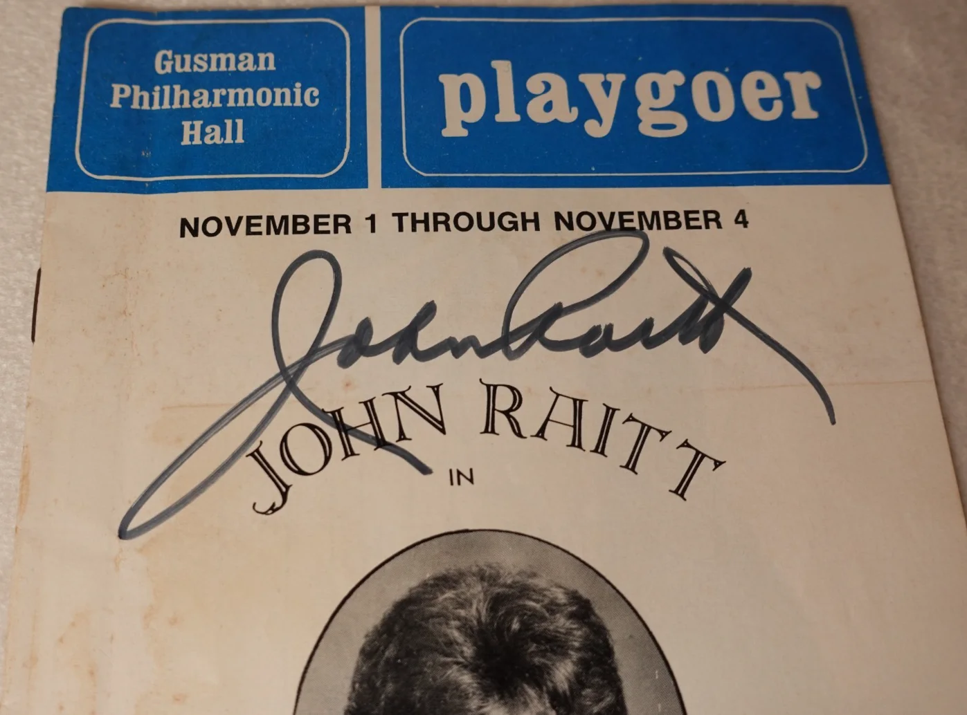 Kiss Me Kate John Raitt SIGNED Miami 1970s Playgoer Vintage Theater Program, изображение 4