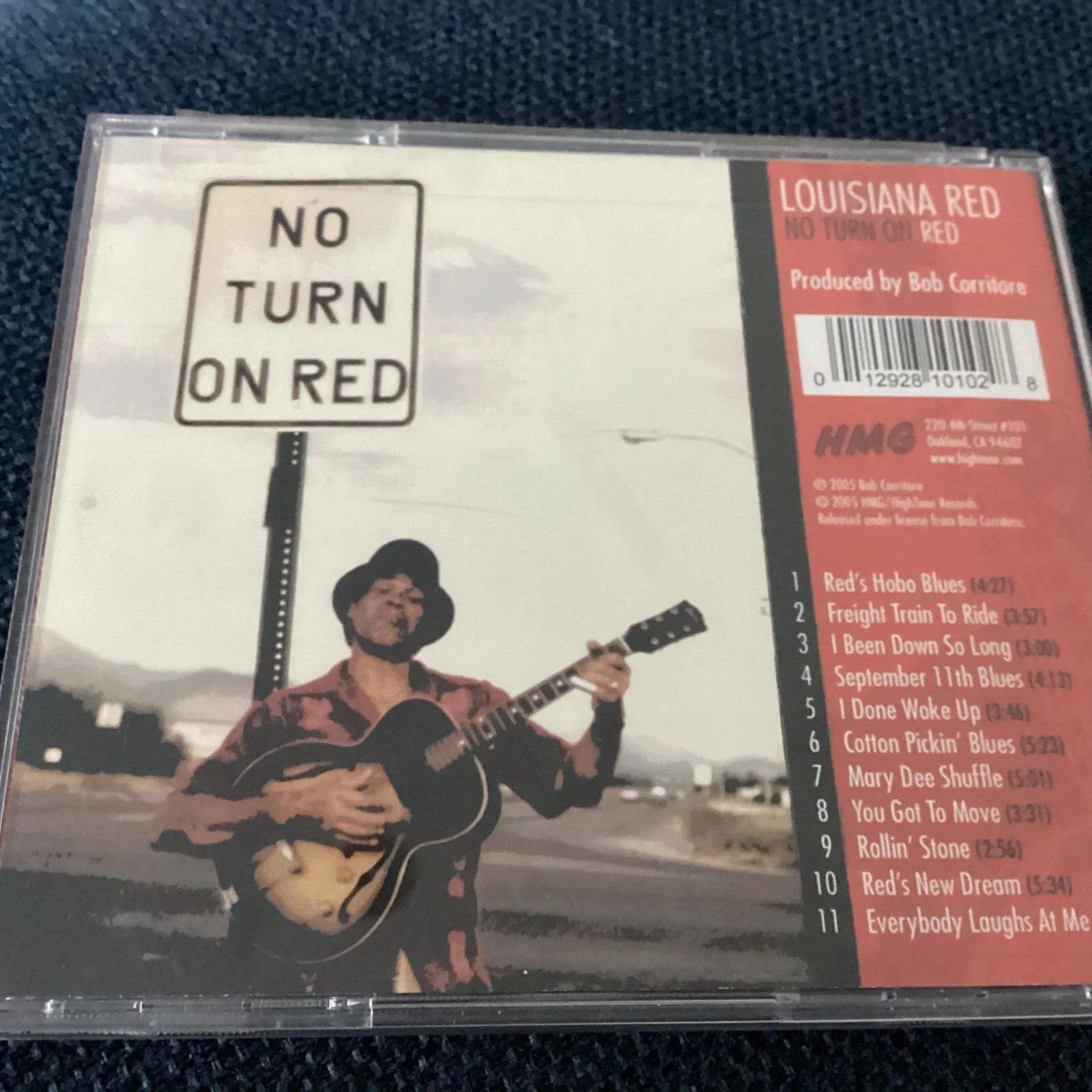LOUISIANA RED Signed CD Autographed NO TURN ON RED Blues Legend, изображение 2