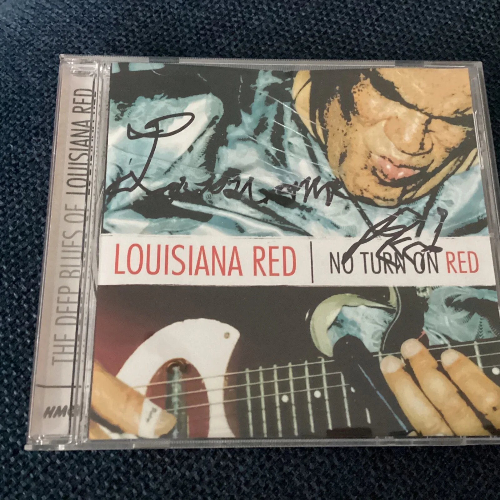 LOUISIANA RED Signed CD Autographed NO TURN ON RED Blues Legend, изображение 4